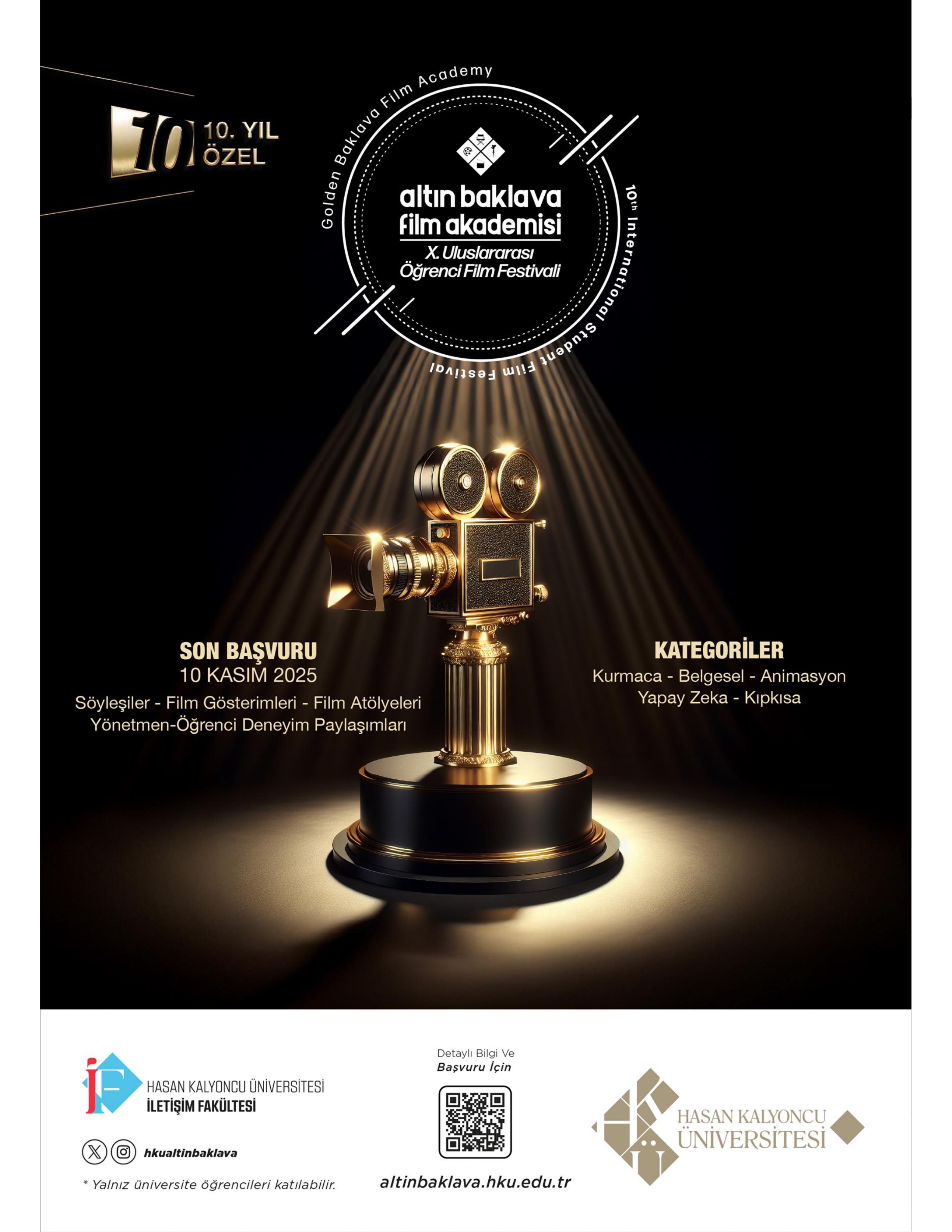 Altın Baklava Film Akademisi X. Uluslararası Öğrenci Film Festivali