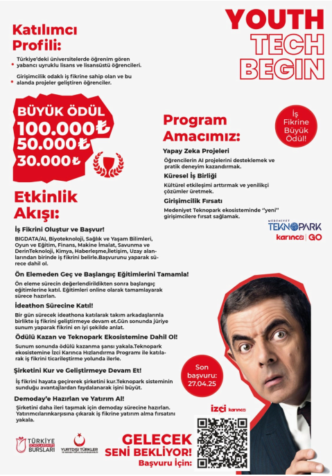 Medeniyet Üniversitesi YOUTH TECH BEGIN Girişimcilik Programı